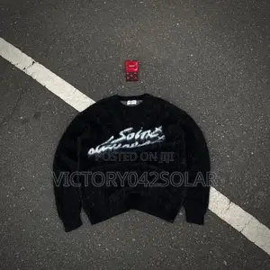 Saint Laurent - Logo-Intarsia Mohair-Blend Sweater - Black*