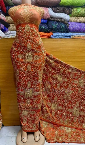 Luxury Hand Beaded George With Crystal Stones