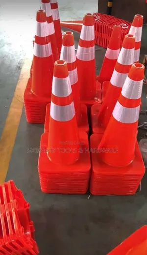70cm Reflective Traffic Cones.
