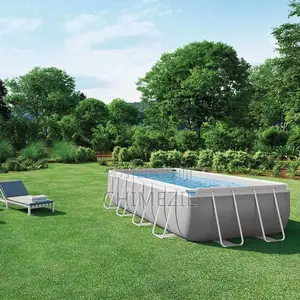 Intex Prism Frame Rectangular Premium Pool Set 4.00m by 2.00m by 1.22m