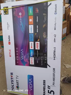 Polystar 55inches Smart4k Frameless Television(N)