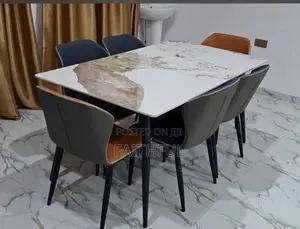 Marble Dining Table Set