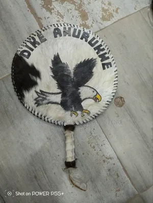 Eagle Igbo Hand Fan for Wedding, for Chieftaincy Title Akupe Hand Fan