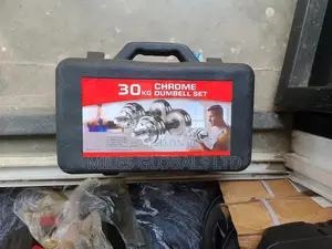 30kg Chrome Dumbell Set