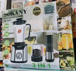 Sokany 3-in-1 Multipurpose Blender