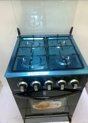 Polystar Pv-8555g4a Efficient Gas Cooker, Standing With Oven