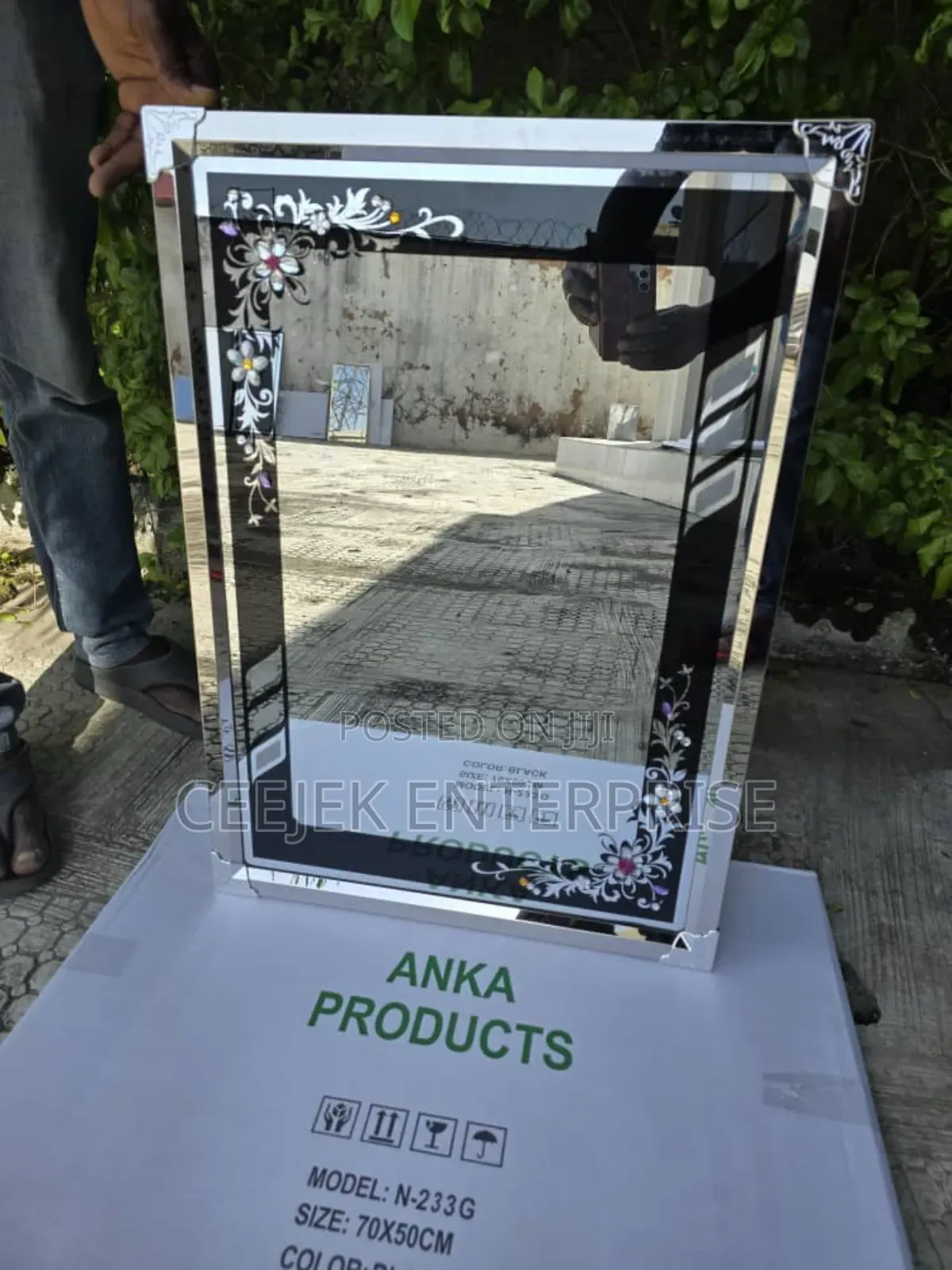 Mirror With Stainless Frame