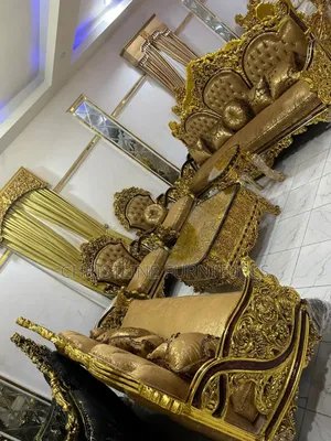 Executive Royal Sofa Set,With Table and Two Side Stool