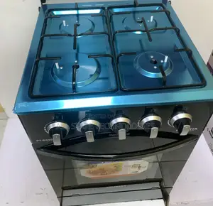 Heavy-Duty Polystar Pv-8555g4a 4-Burner Gas Oven Cooker