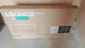 50 Inches Lg Smart Tv , With Mirror Cast and a Good Viewing