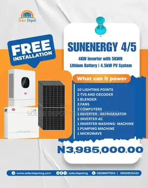 Itel 4kw/5kwh Lithium Batter Solar System