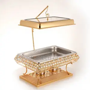 9l Luxury Quality Gold Hanging Chaffing Dish