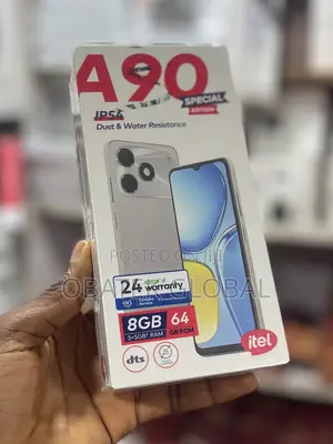 New Itel A90 64 GB Black