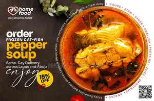 25% Off Cat Fish Pepper Soup From Naija Home Food for Sameday Delivery
