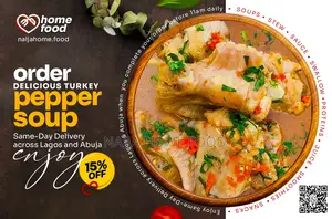 Get 25% Off Turkey Pepper Soup From Naija Home Food Same Day Delivery