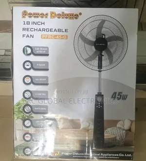 Power Deluxe Rechargeable Fan