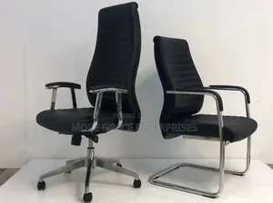 A Set of Office Chair and Visitor's Chair.
