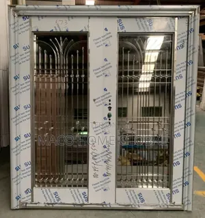 5ft by 7ft Stainless Steel With Glass