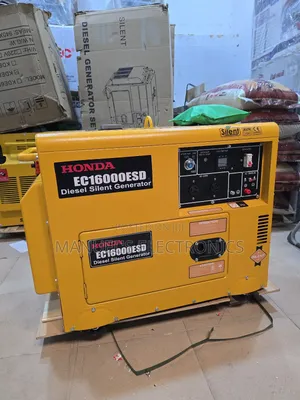 Honda Diesel Soundproof Generator Model Ec16000esd 10.5kva 100% Copper