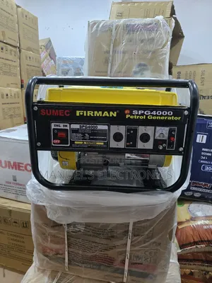 Original 4kva Sumec Firman Petrol Generator Model Spg4000m 100% Copper