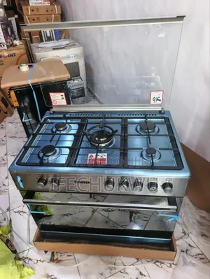 Original 90cm Bosch Standing 5 Burners Gas Cooker Automatic With Oven