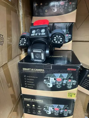 CCTV Solar Camera Four Lens Is Available