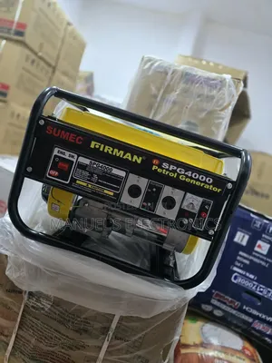 Sumec Firman Petrol Generator Model Spg4000m 4kva 100% Copper Coil