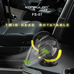 Konfulon Double Head Usb Fan