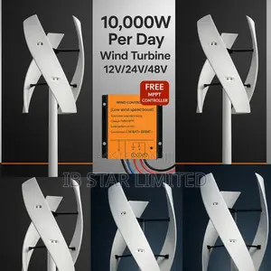 Vertical Wind Turbine That Actually Delivers 10,000w Per Day Energy