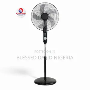 Maxi Standing Rechargeable Fan 16 Inch Black (Kys-40ac)