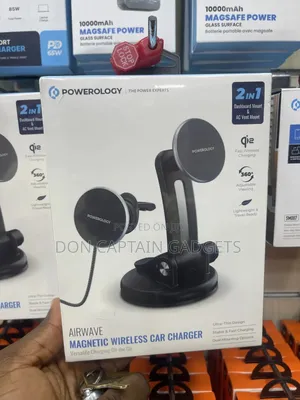 Powerology Airwave Magnetic Wireless Car Charger