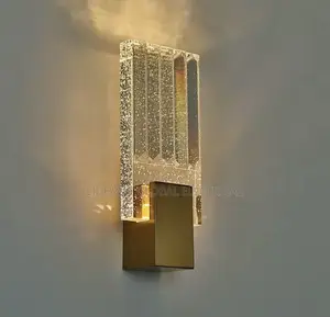 Led Luxury Modern Crystal Interior Wall Lamp