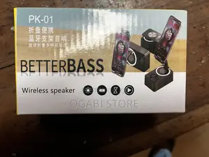 Better Base Wireless Bluetooth Speaker and Phone Holder