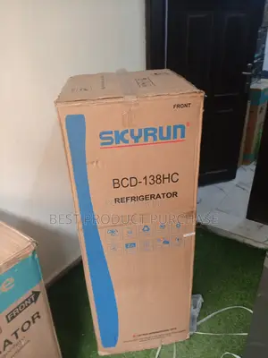 Brand New Skyrun 138l Fridge With Lock Led Light