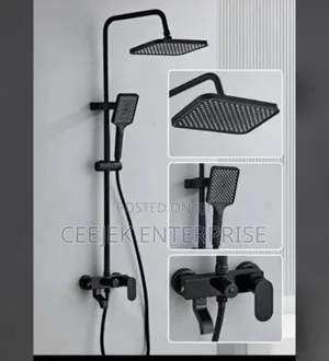 Black Standing Shower Mixer