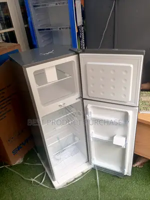 Skyrun 138l Double Door Fridge – Brand New With Key Lock