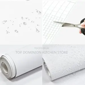 Plain White Marble Wallpaper Sticker
