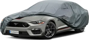 16 Layers Car Cover Waterproof All Weather, Heavy Duty Full Exterior