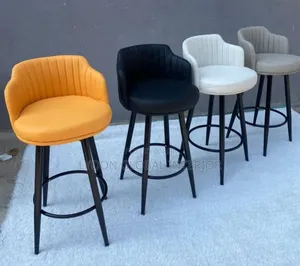 Quality Leather Rotating Barstool