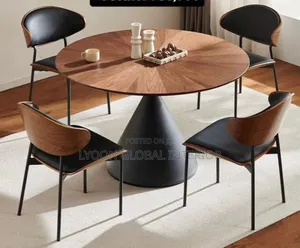 Quality Oak Design Dining Table Set 6seater