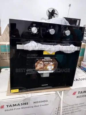 Brand New Polystar Built-in Oven (Pv-Eg271bb) Black Tempered Glass