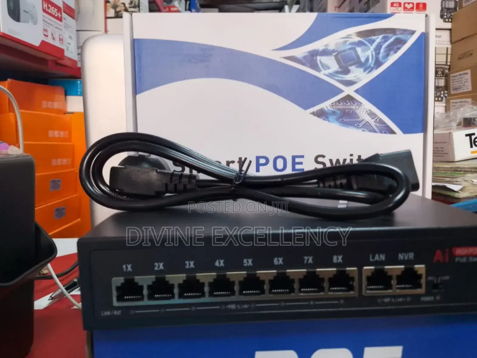 8 Port Smart Poe Switch