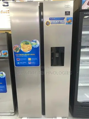 Polystar 436l Side-by-Side Fridge With Built-in Water Dispenser