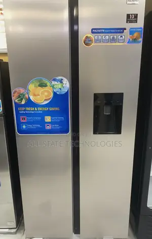 Original Polystar 436l Double-Door Refrigerator + Water Dispenser