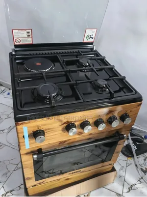 Original Bosch 60cm Wood Standing Gas Electric Cooker With Grill