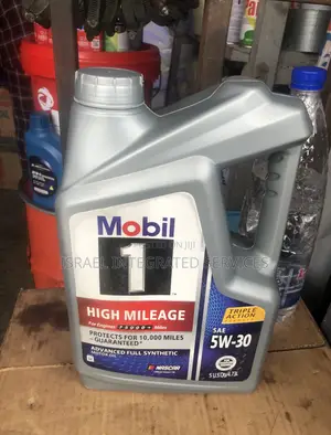 Mobil 5w-30 High Mileage Motor Oil