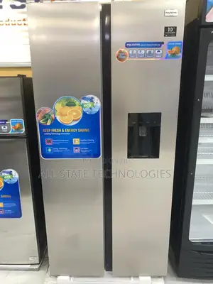 436l Polystar Side-by-Side Refrigerator With Dispenser – New