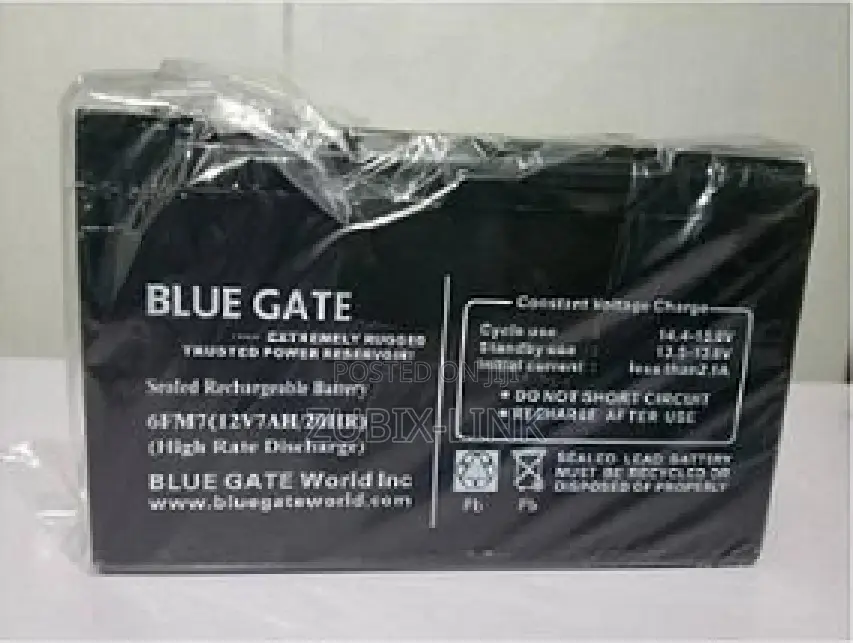 Bluegate Bluegate Ups Repalcement Battery - 12v/7a