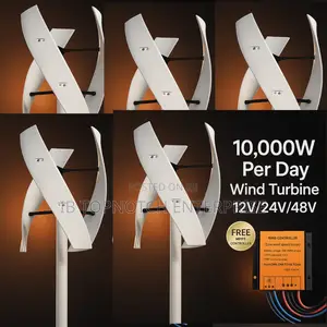 Secure Your Home With 10kw Per Day of Uninterrupted Wind Turbine Power