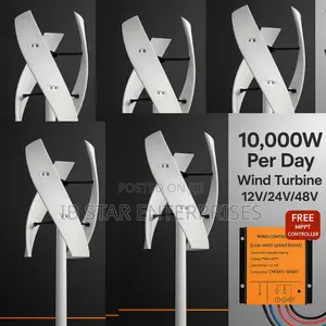 The New Benchmark for Off-Grid Power: 10,000w Per Day 48v Wind Turbine